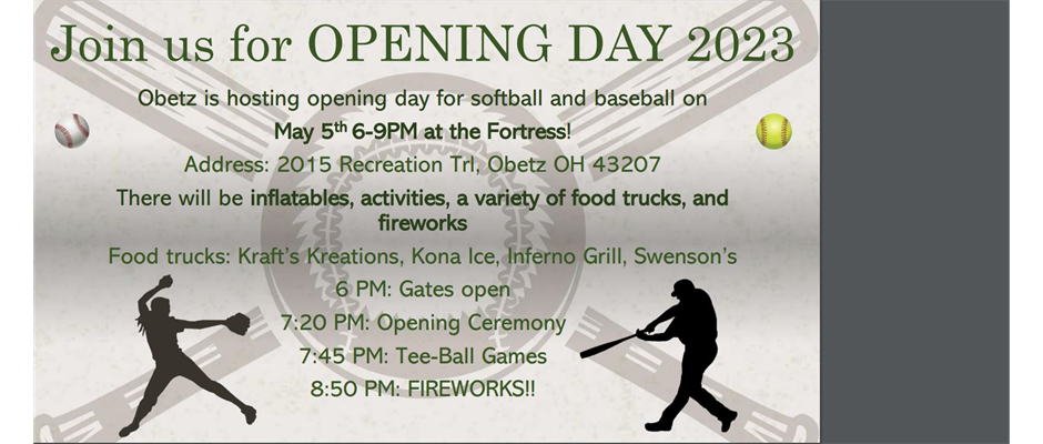 Baseball and Softball Opening Day
