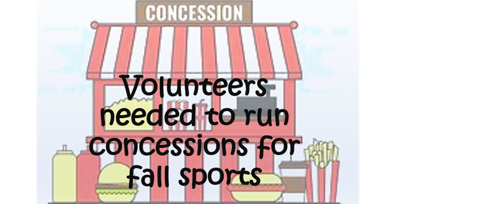 Concessions Help Needed