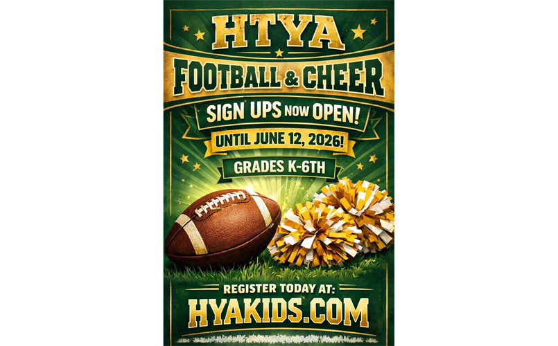 HTYA Football and cheer sign ups open now 