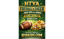 HTYA Football and cheer sign ups open now 